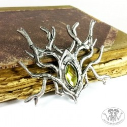 Pajęcza elfica broszka Króla Thranduil -  spinka Hobbit Tolkien